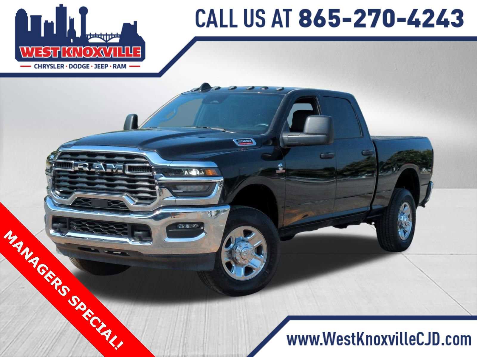 New 2025 RAM 2500 Tradesman w/ Chrome Appearance Group