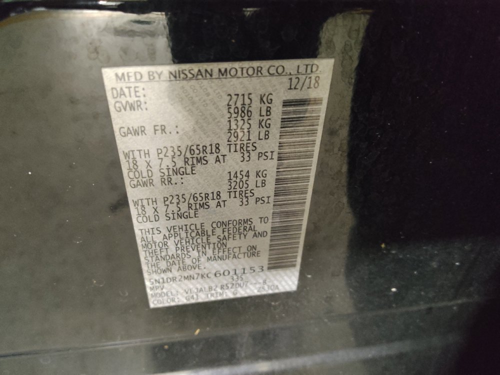 Used 2019 Nissan Pathfinder S FWD image 33