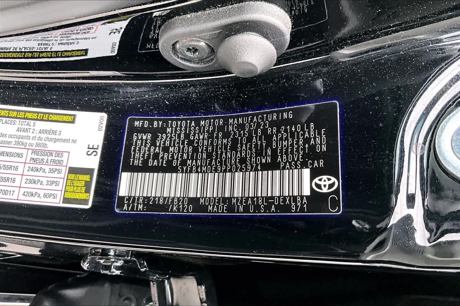 Used 2023 Toyota Corolla LE FWD image 36
