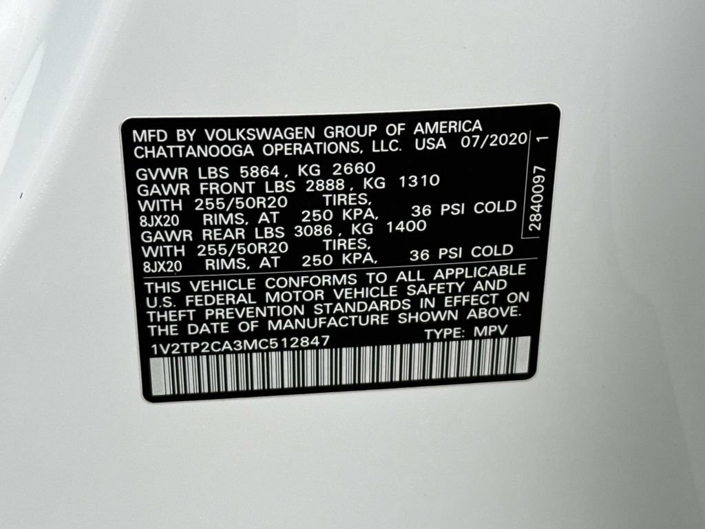 Used 2021 Volkswagen Atlas SEL Premium AWD/4WD image 26