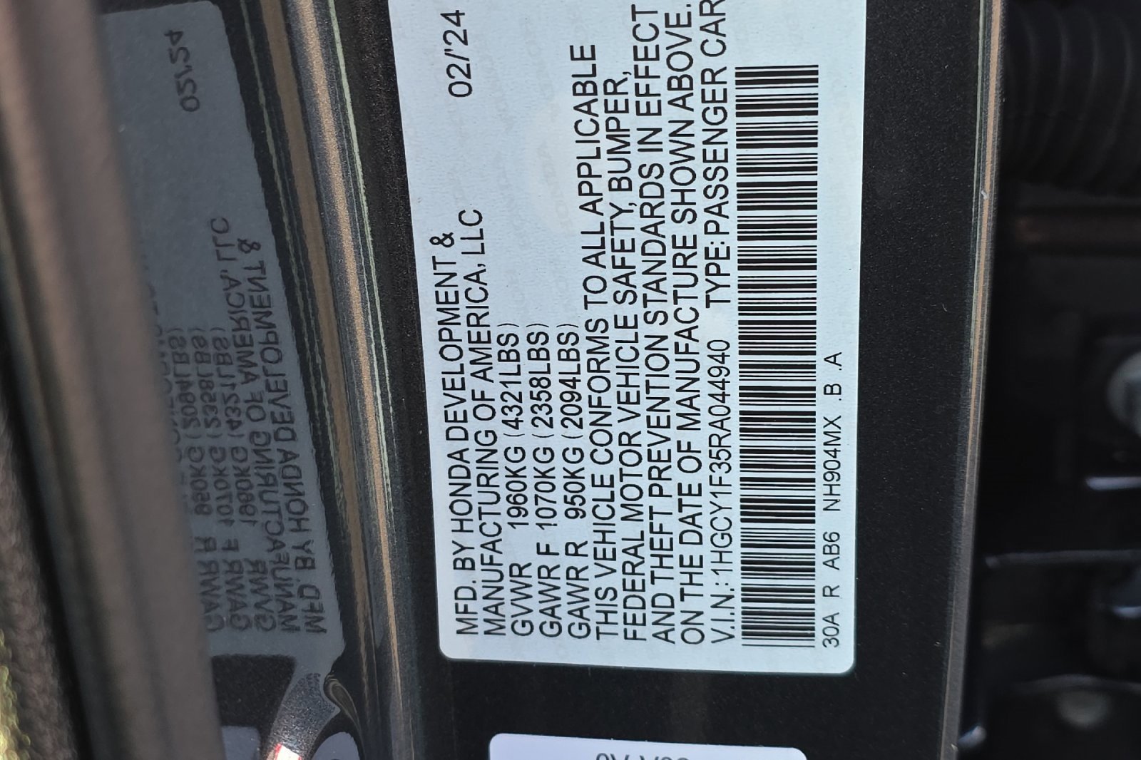 Used 2024 Honda Accord EX image 30