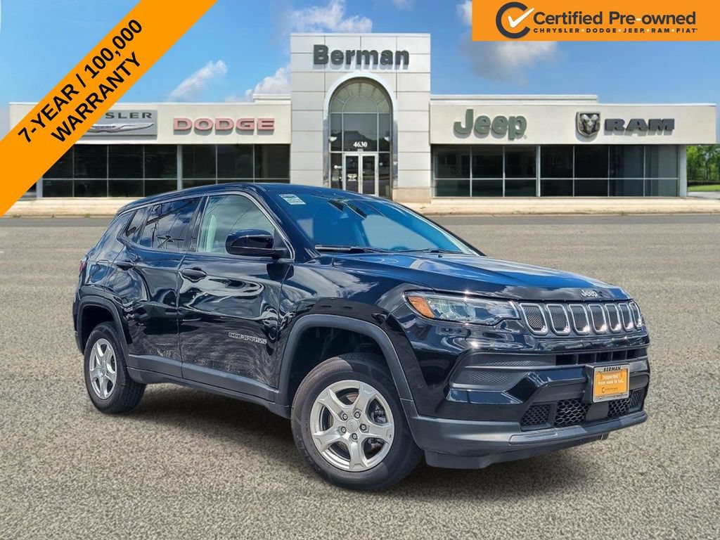 Certified 2022 Jeep Compass Sport AWD/4WD image 1