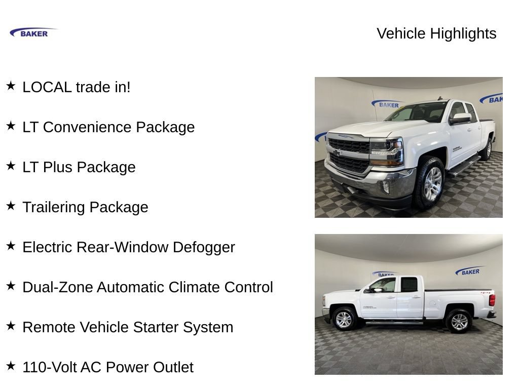 Used 2017 Chevrolet Silverado 1500 LT w/ True North Edition AWD/4WD image 4