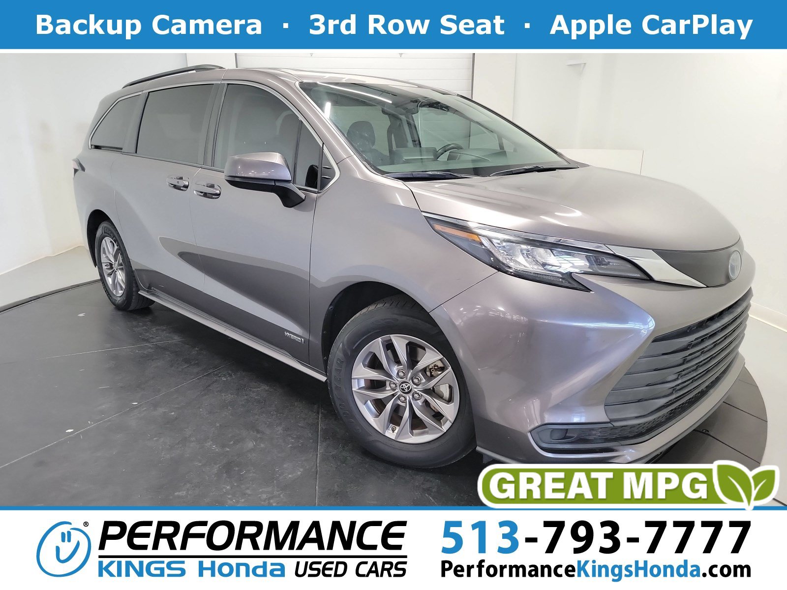 Used 2021 Toyota Sienna LE w/ LE Plus Package AWD/4WD image 1