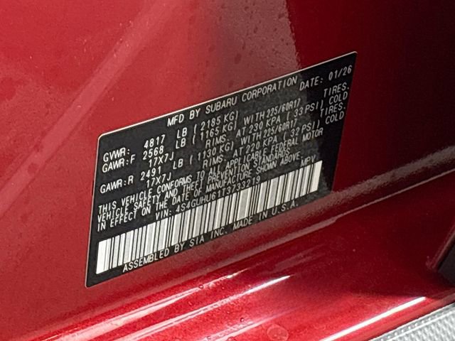 New 2026 Subaru Crosstrek 2.5i Wilderness image 33