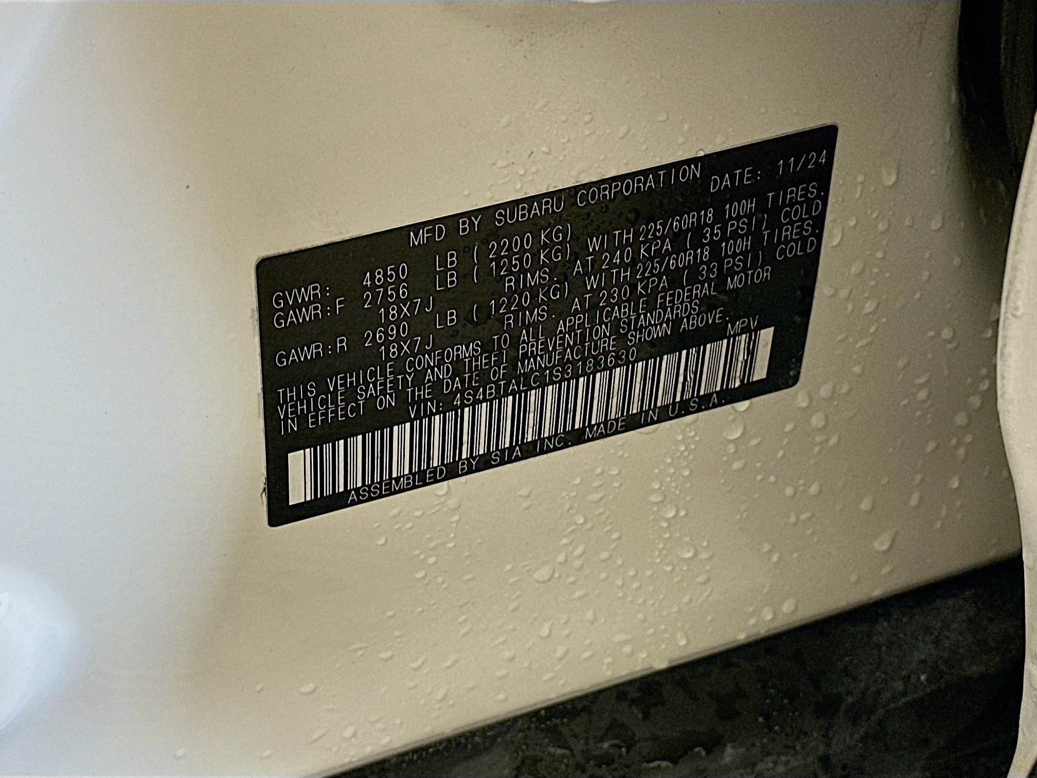 Used 2025 Subaru Outback Onyx Edition AWD/4WD image 12