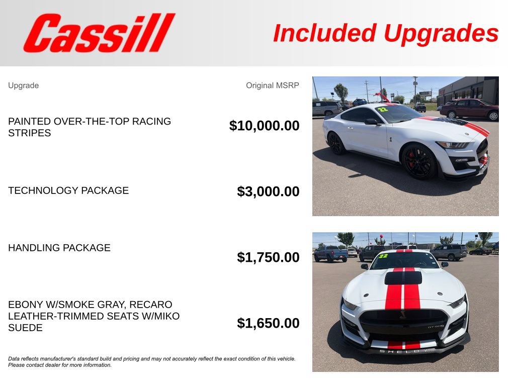 Used 2022 Ford Mustang Shelby GT500 w/ Technology Package RWD image 34