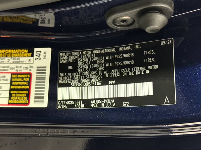 Used 2024 Toyota Sienna Platinum AWD/4WD image 32