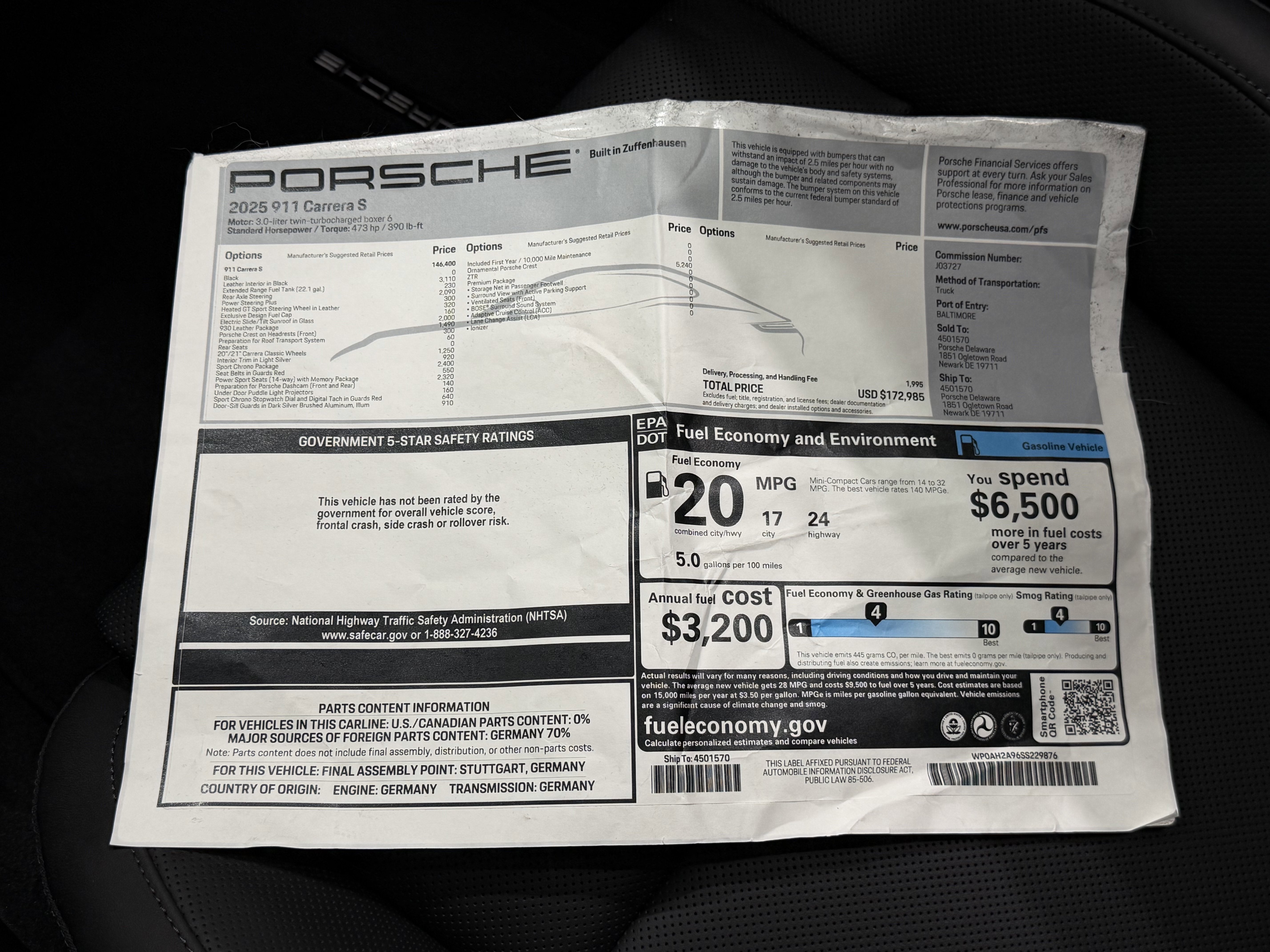 Certified 2025 Porsche 911 Carrera S image 59