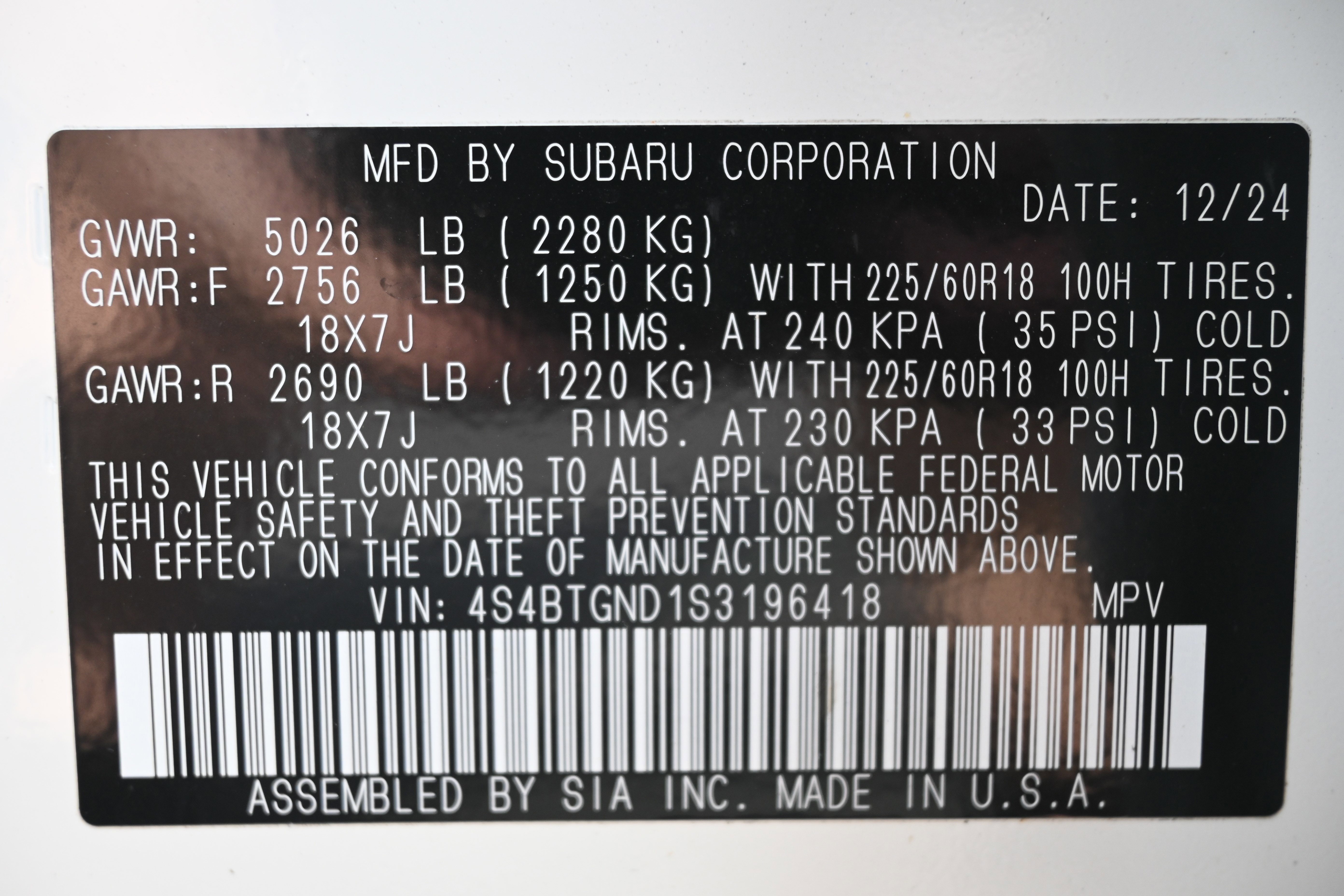 Certified 2025 Subaru Outback Limited XT image 35