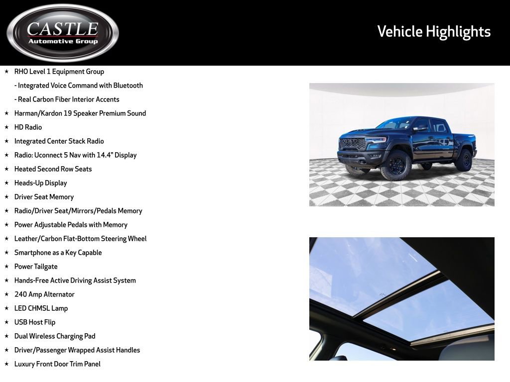 New 2026 RAM 1500 RHO w/ RHO Level 1 Equipment Group image 10