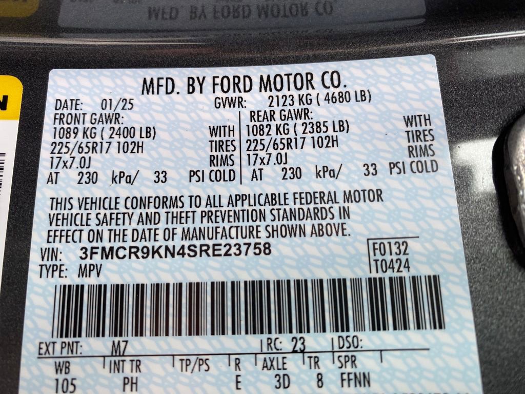 New 2025 Ford Bronco Sport Free Wheeling image 31