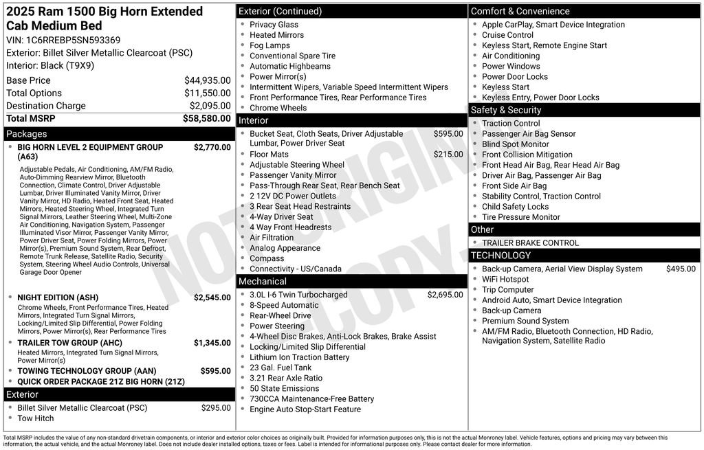 New 2025 RAM 1500 Big Horn image 38