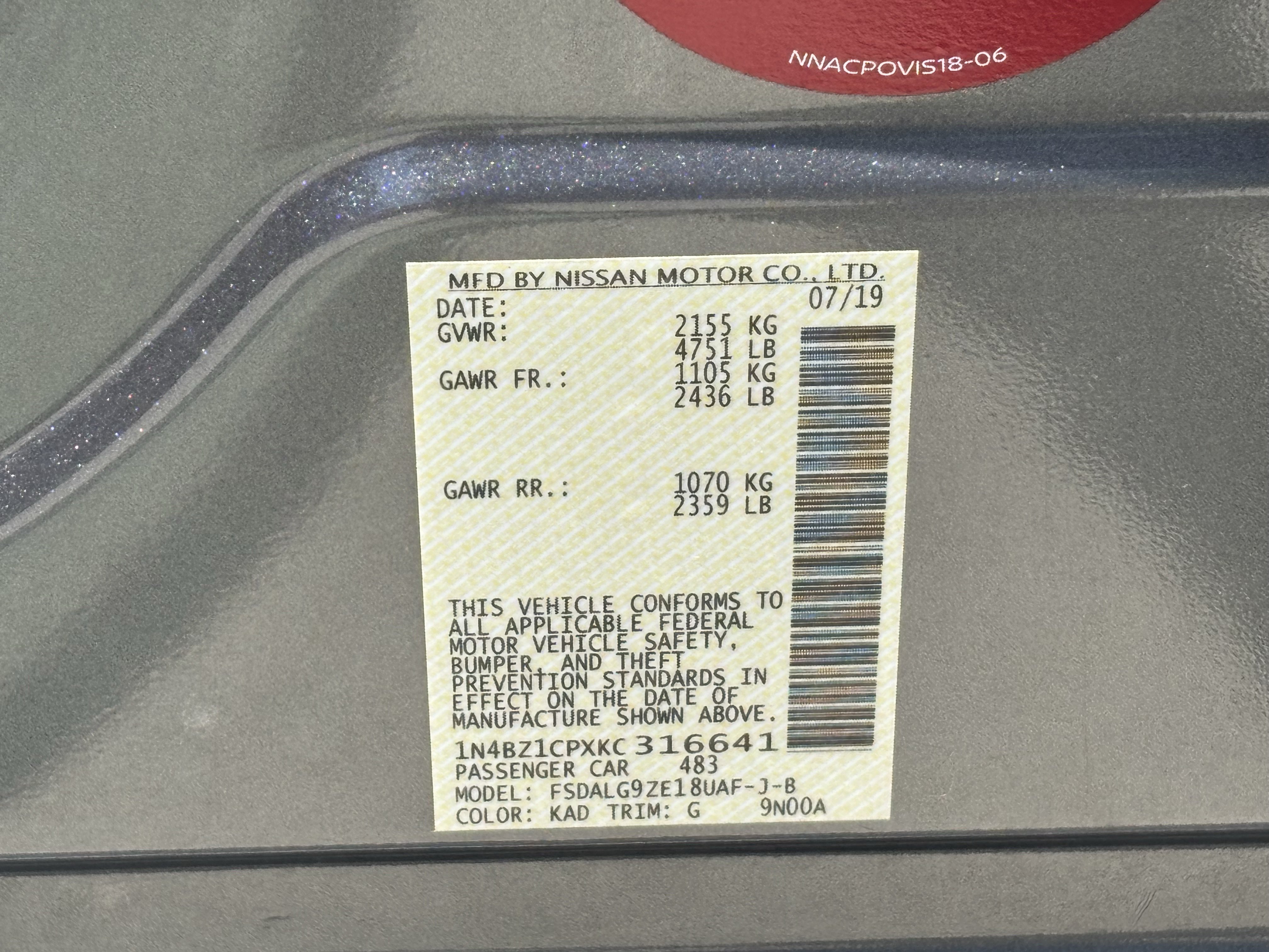Used 2019 Nissan Leaf SL Plus FWD image 17