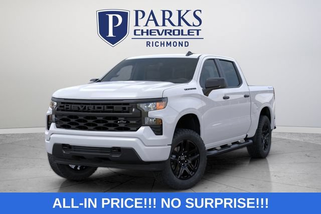 New 2026 Chevrolet Silverado 1500 Custom w/ Turbomax Blackout Package AWD/4WD image 4