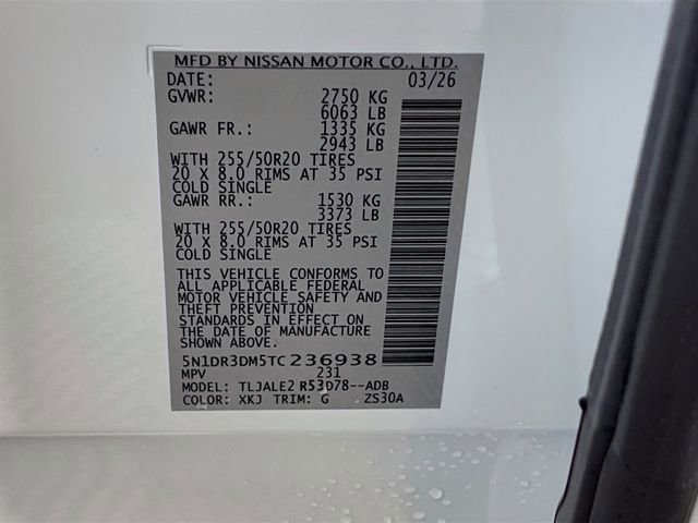 New 2026 Nissan Pathfinder Platinum image 22