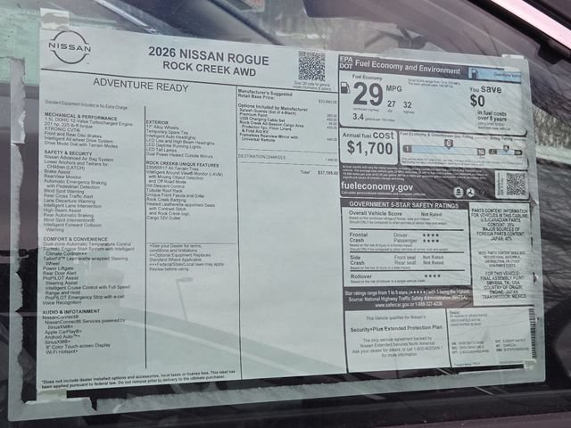 New 2026 Nissan Rogue SV AWD/4WD image 40
