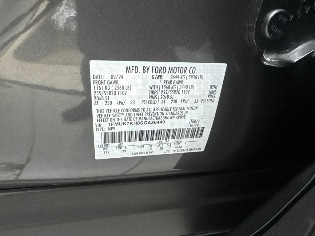 Used 2025 Ford Explorer ST-Line w/ Premium Package RWD image 89