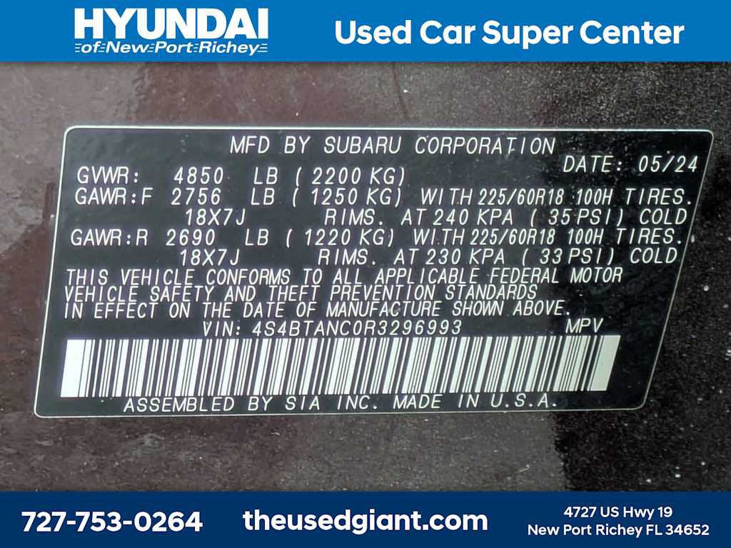 Used 2024 Subaru Outback Limited AWD/4WD image 43