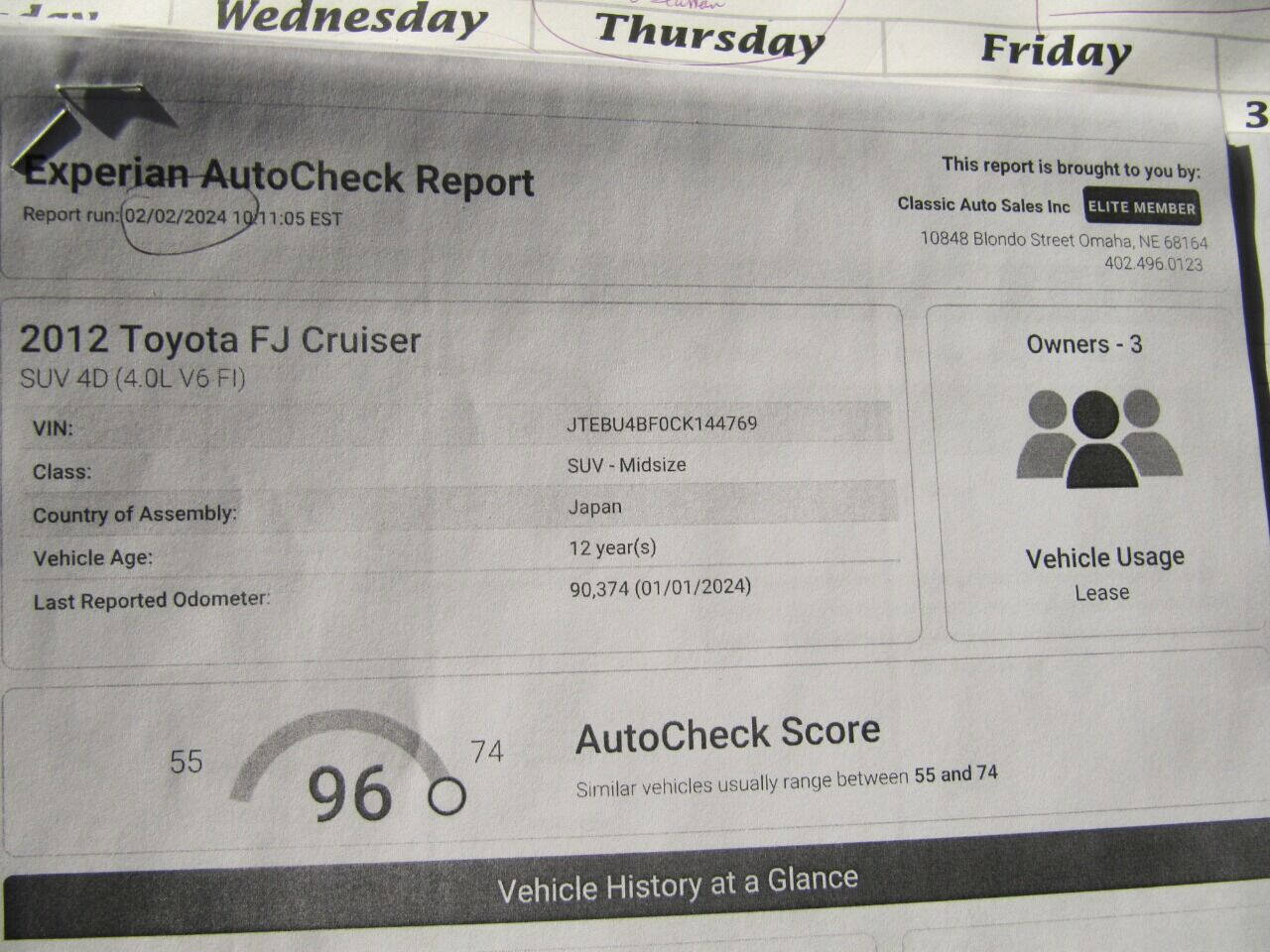 Used 2012 Toyota FJ Cruiser 4WD image 21