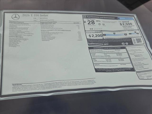 New 2026 Mercedes-Benz E 350 Sedan image 16