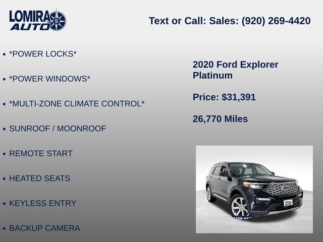 Used 2020 Ford Explorer Platinum AWD/4WD image 14