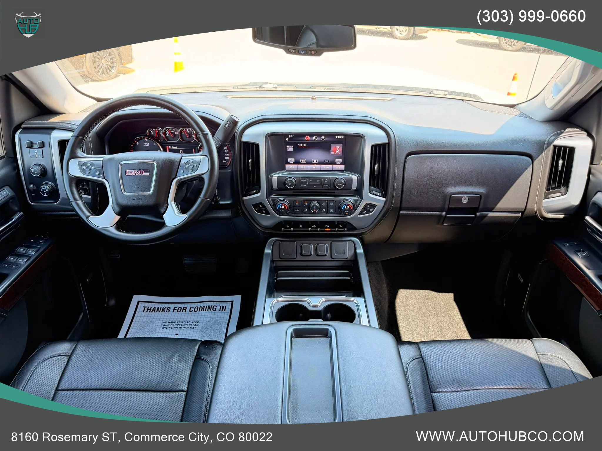 Used 2015 GMC Sierra 1500 SLT w/ SLT Crew Cab Value Package AWD/4WD image 13