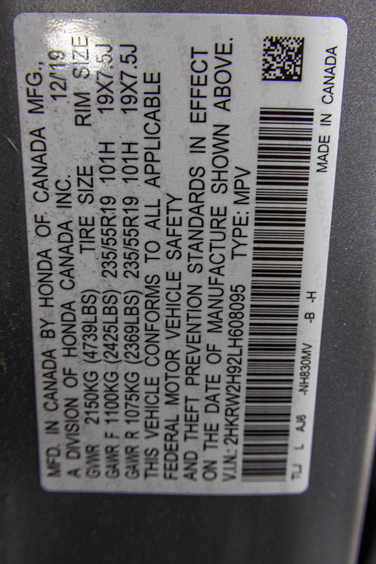 Used 2020 Honda CR-V Touring image 58