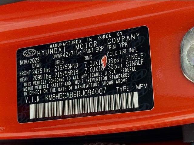 Certified 2024 Hyundai Kona SEL AWD/4WD image 29