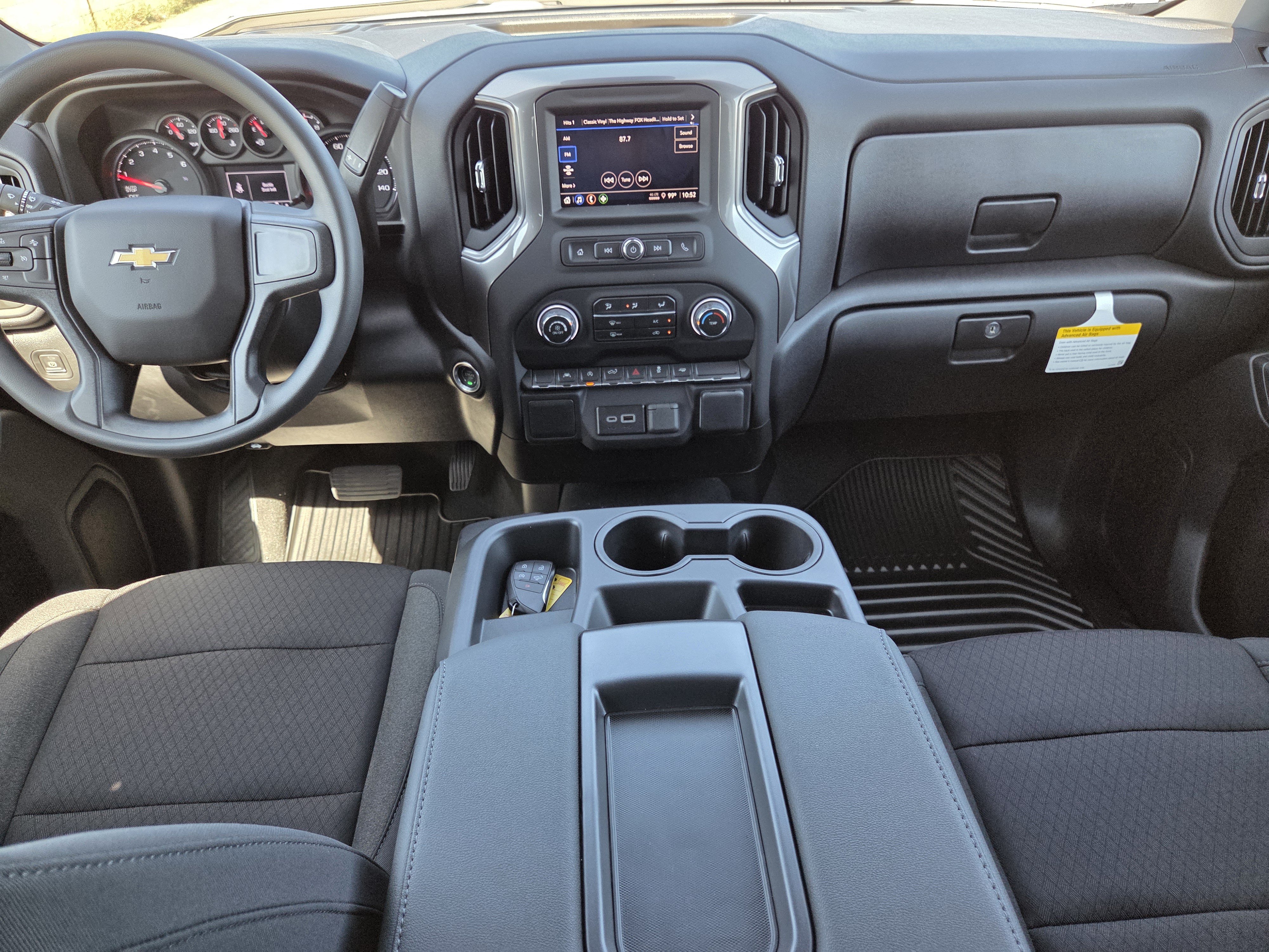 New 2026 Chevrolet Silverado 1500 Custom w/ Turbomax Blackout Package RWD image 7