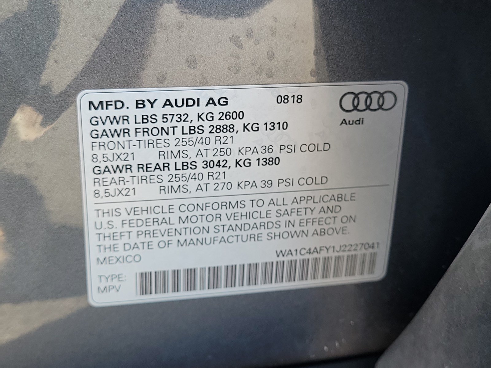 Used 2018 Audi SQ5 Prestige w/ Prestige Package AWD/4WD image 34