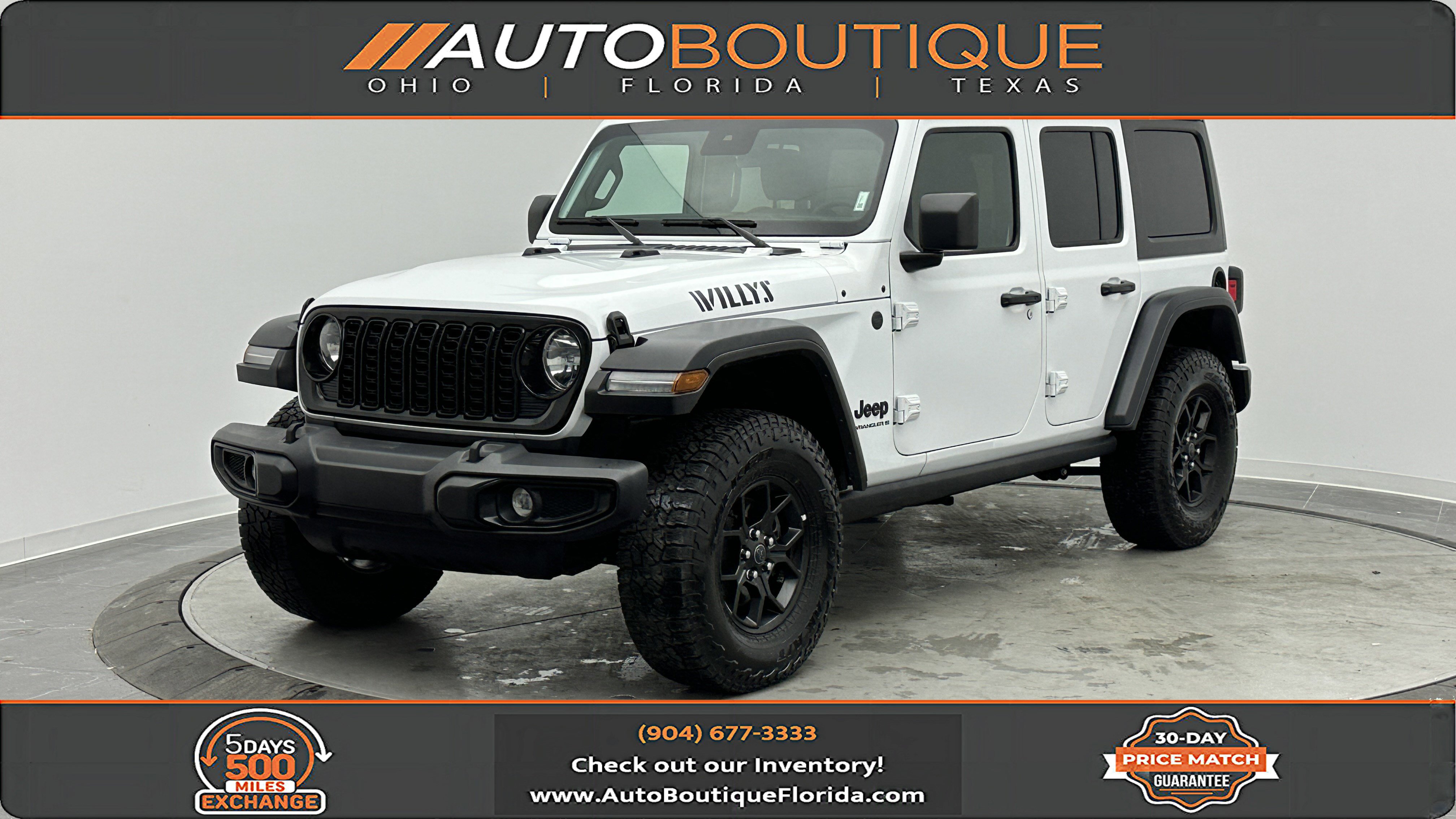 Used 2025 Jeep Wrangler Willys image 1