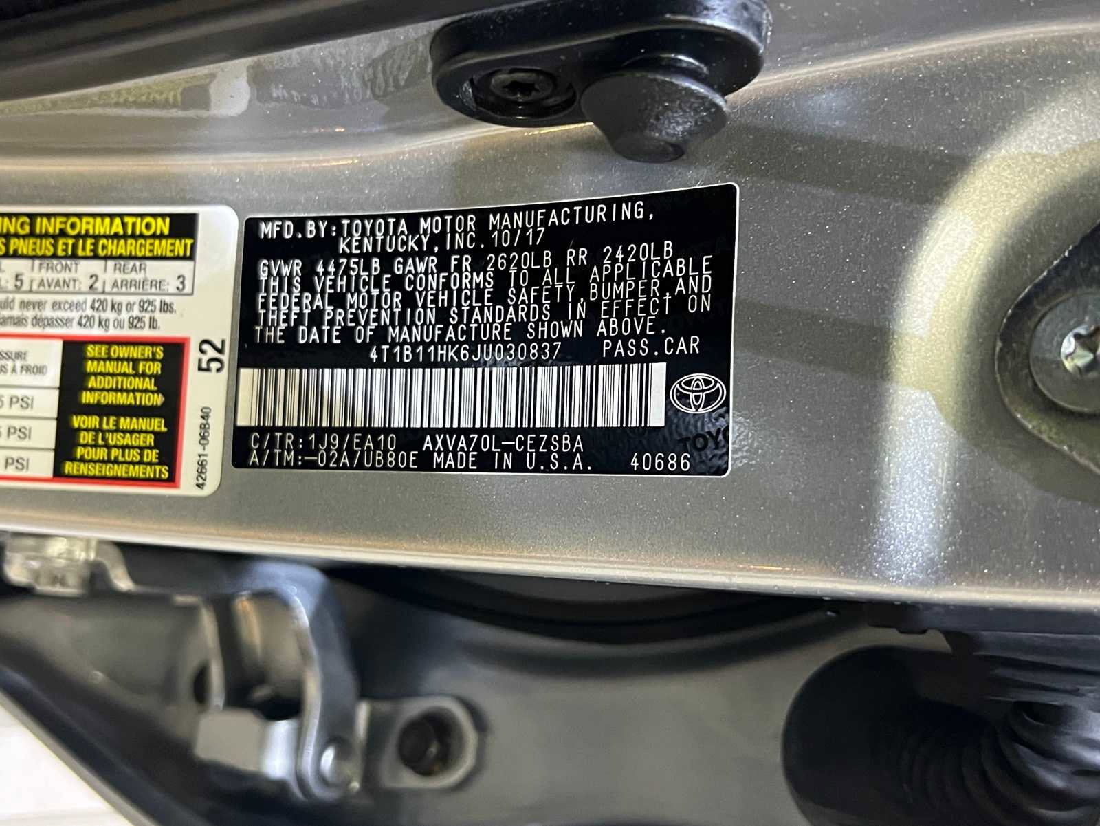 Used 2018 Toyota Camry SE image 27