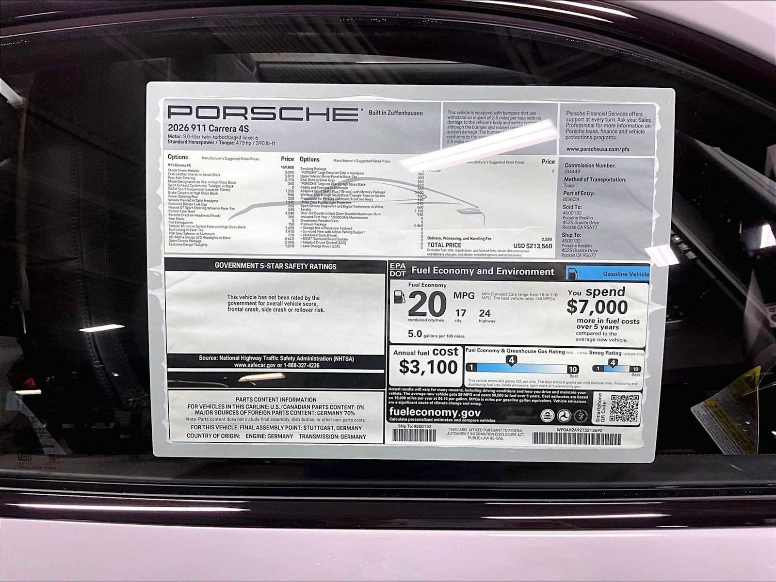 New 2026 Porsche 911 Carrera S image 30