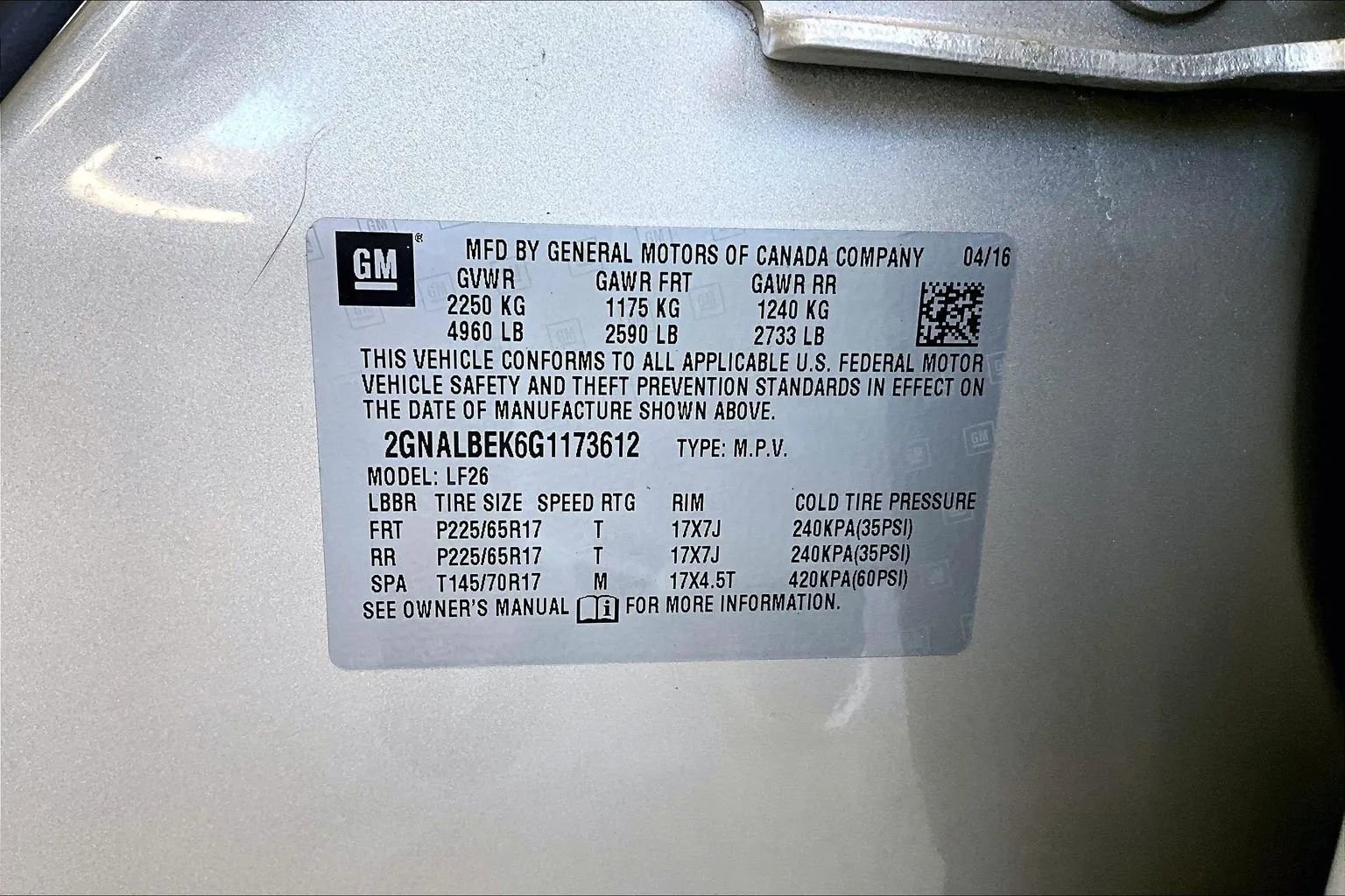 Used 2016 Chevrolet Equinox LS FWD image 16