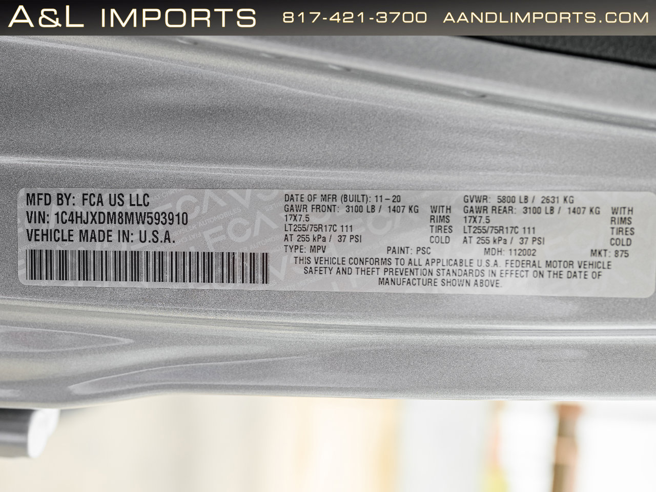 Used 2021 Jeep Wrangler Unlimited Sport image 64