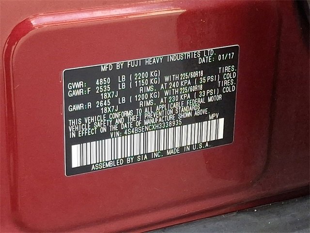 Used 2017 Subaru Outback 3.6R Limited image 31