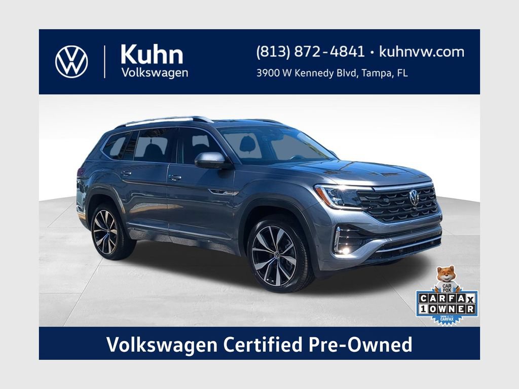 Certified 2025 Volkswagen Atlas SEL Premium R-Line AWD/4WD 360° Tour