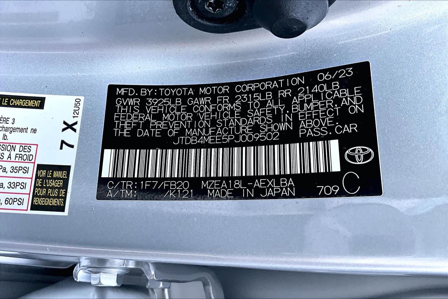 Used 2023 Toyota Corolla LE FWD image 33