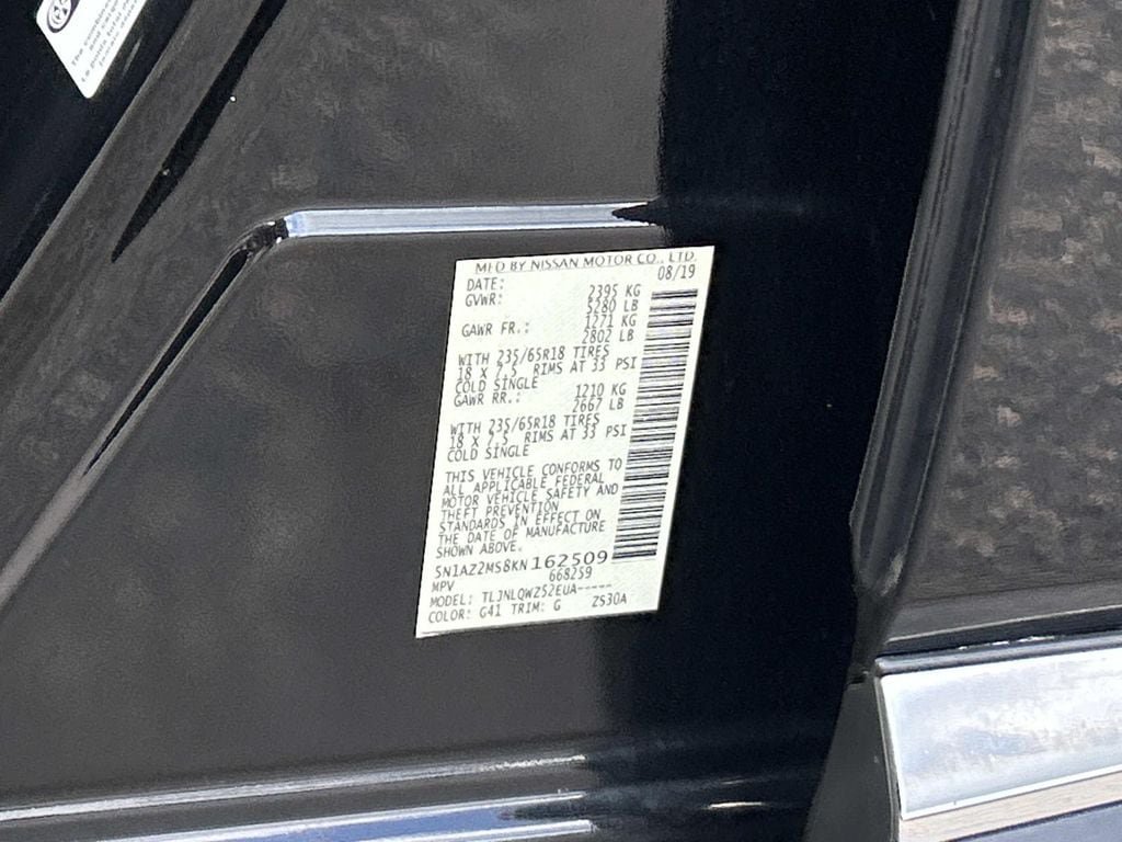 Used 2019 Nissan Murano SV AWD/4WD image 10