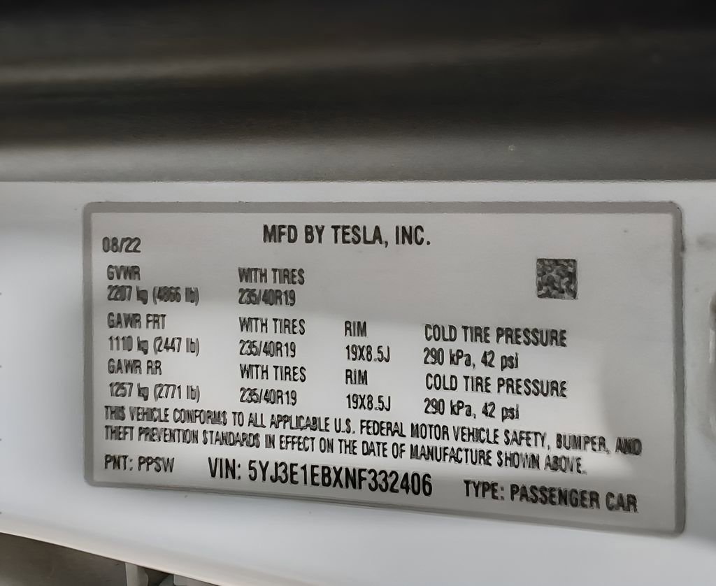 Used 2022 Tesla Model 3 Long Range image 14