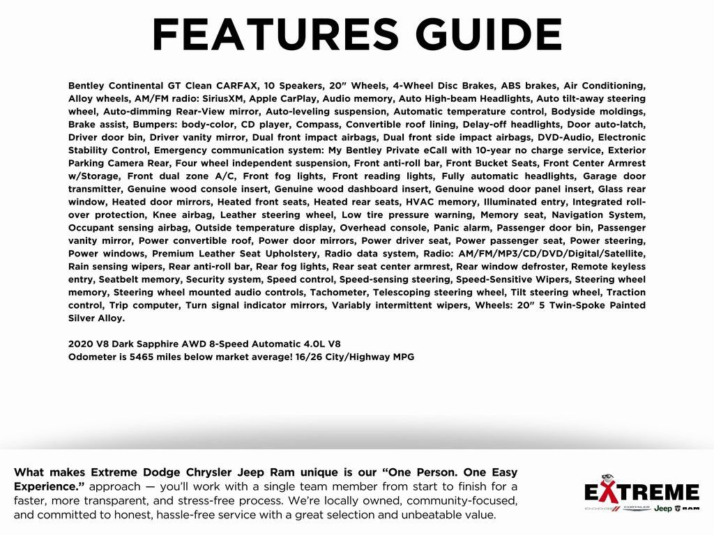 Used 2020 Bentley Continental GT image 2