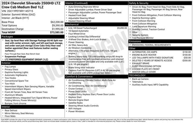 Used 2024 Chevrolet Silverado 2500 LTZ image 28