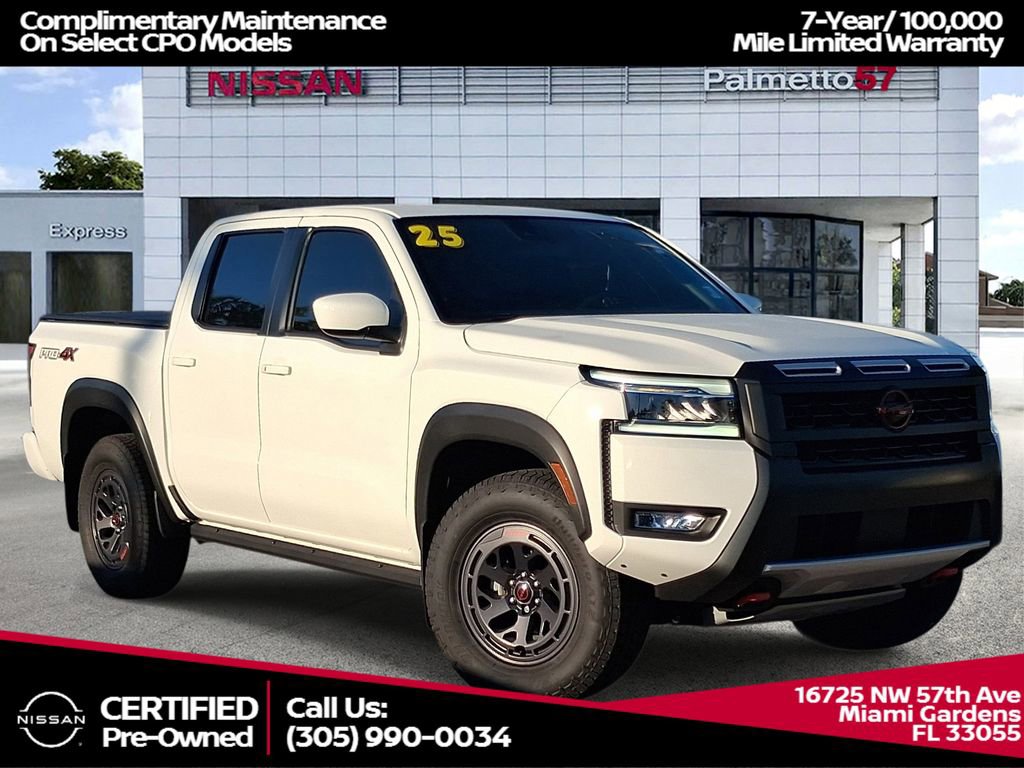 Certified 2025 Nissan Frontier PRO-4X AWD/4WD image 1