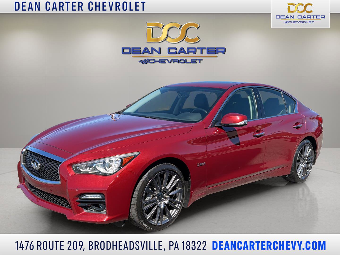 Used 2016 INFINITI Q50 Red Sport 400