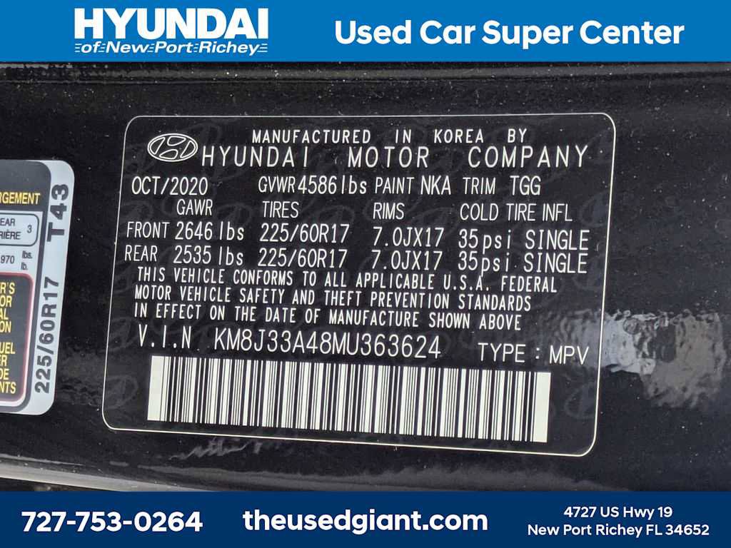 Used 2021 Hyundai Tucson Value FWD image 34