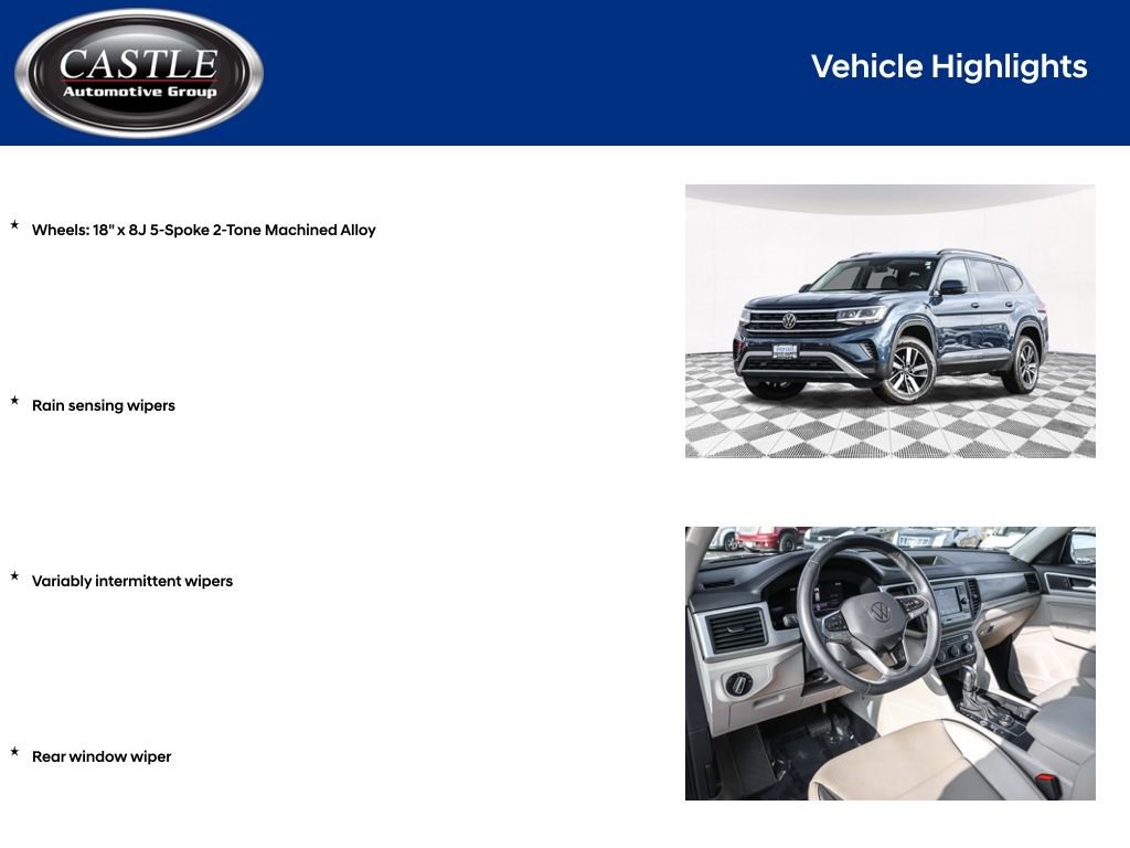 Used 2022 Volkswagen Atlas SE image 7