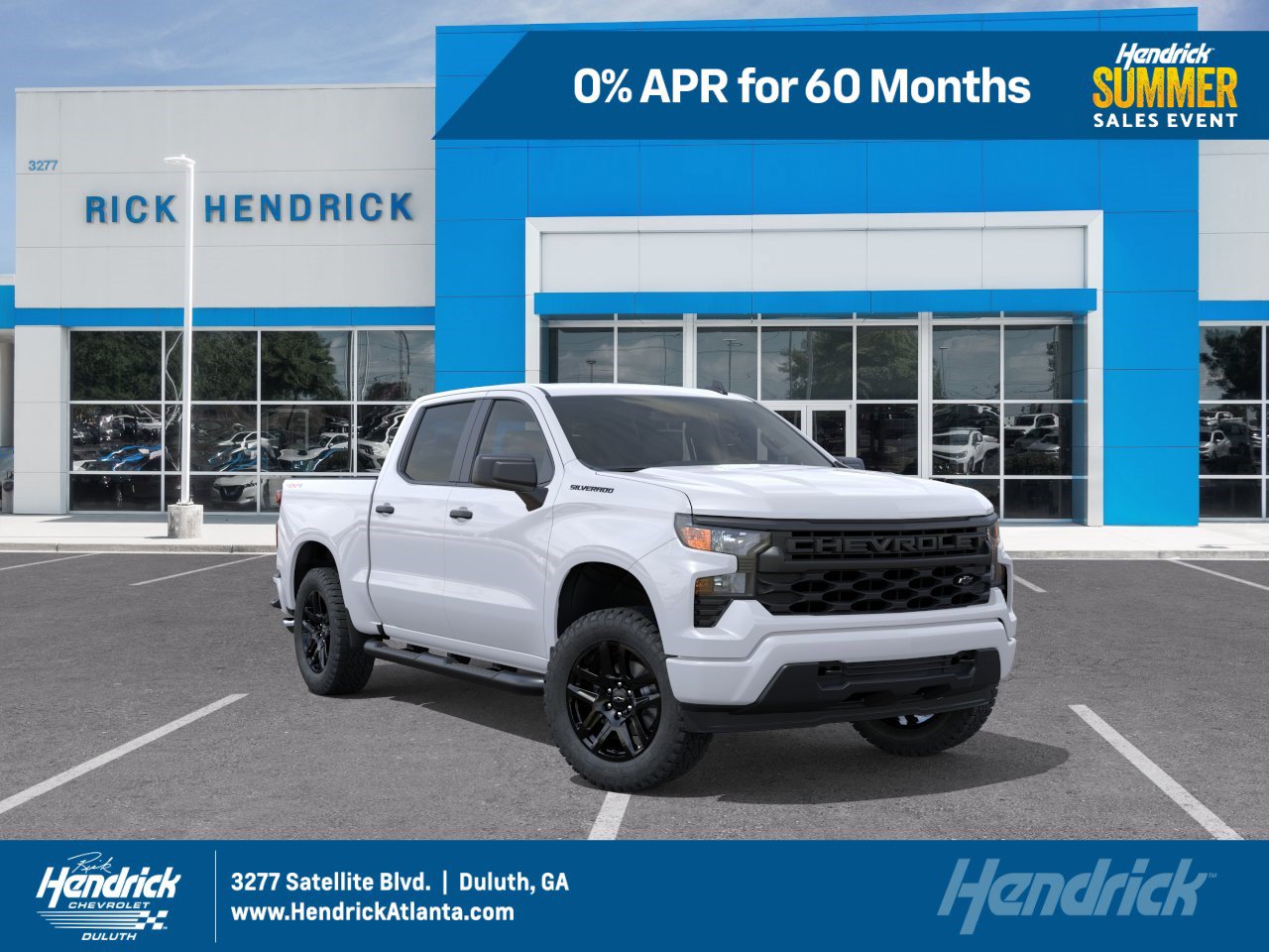 New 2026 Chevrolet Silverado 1500 Custom w/ Turbomax Blackout Package