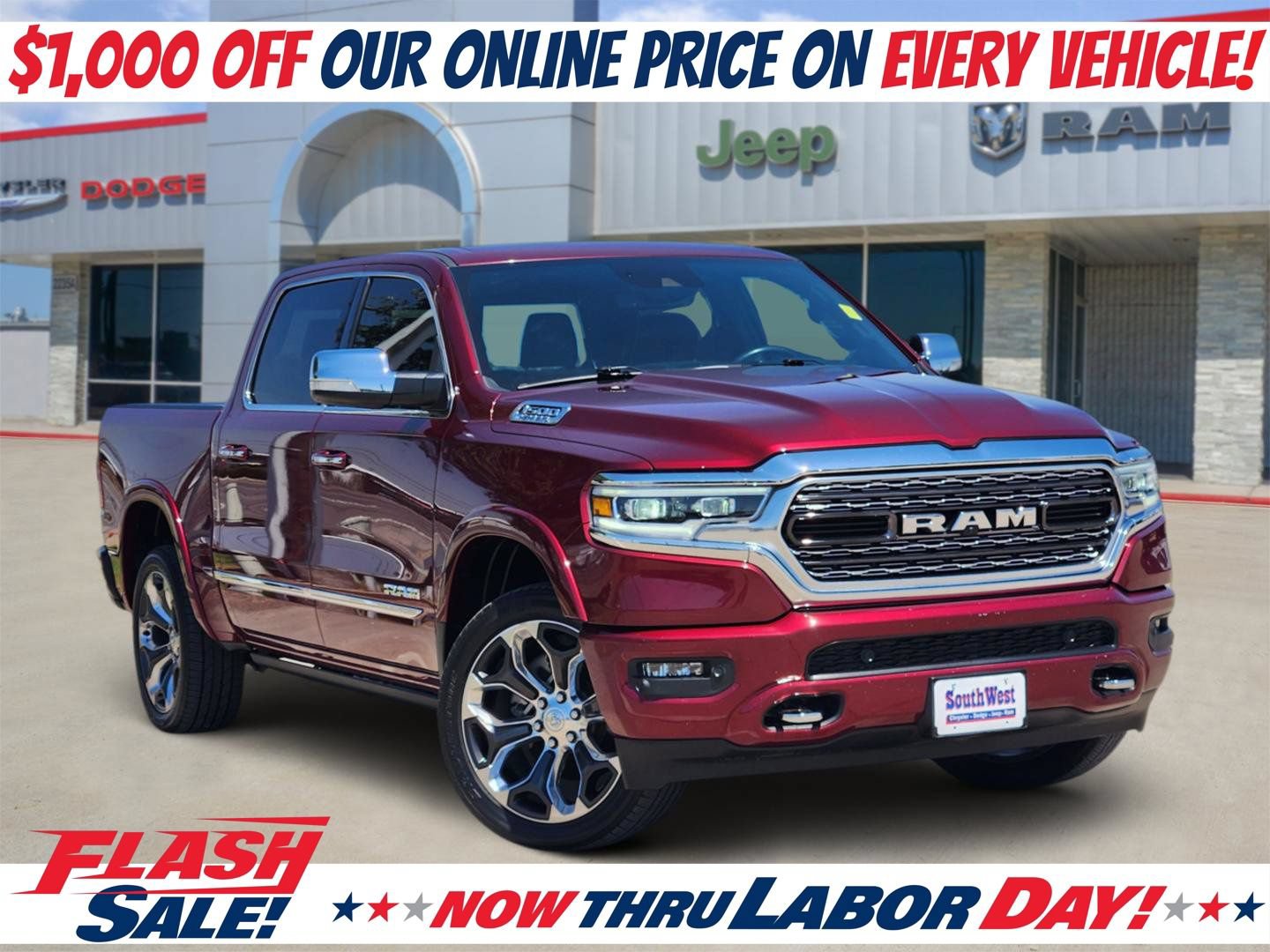 Used 2020 RAM 1500 Limited AWD/4WD image 1