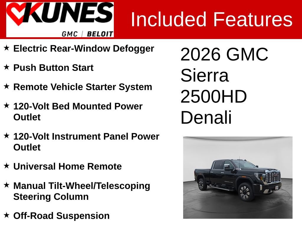 New 2026 GMC Sierra 2500 Denali w/ Denali Reserve Package AWD/4WD image 3